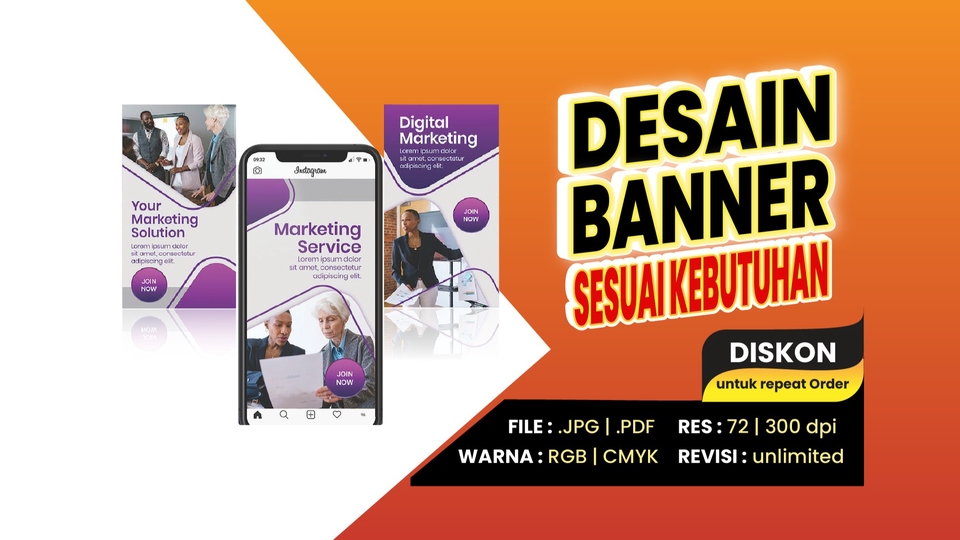 Jasa Desain Banner Social Media untuk Percantik Feed Anda - Desain Banner sesuai kebutuhan
