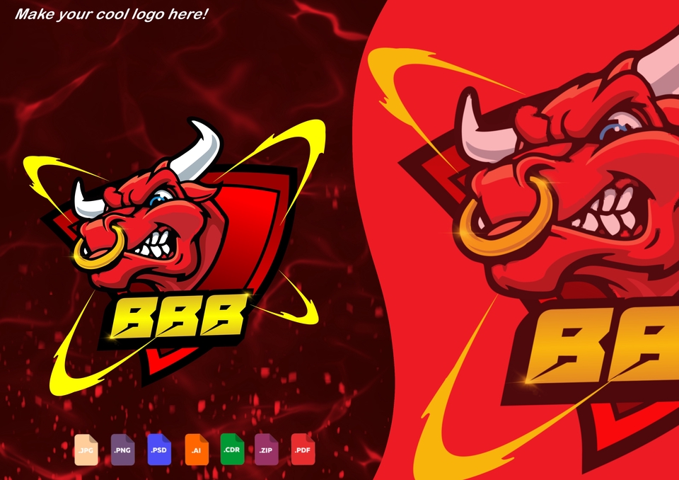 Logo - I will design logo for your esports or sport team - 4