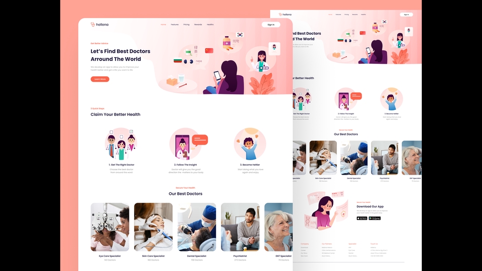 App Landing Page