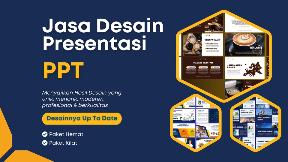 Jasa Pembuatan Presentasi / Desain PowerPoint - Desain Presentasi Power Point Kekinian & Berkualitas