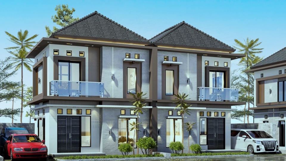 3D & Perspektif - pembuatan desain model 3d dan render rumah tempat tinggal, villa, apartemen, kantor dll - 4