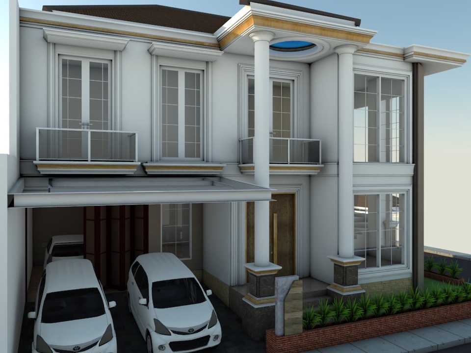 3D & Perspektif - JASA DESAIN RUMAH 2D & 3D - 8