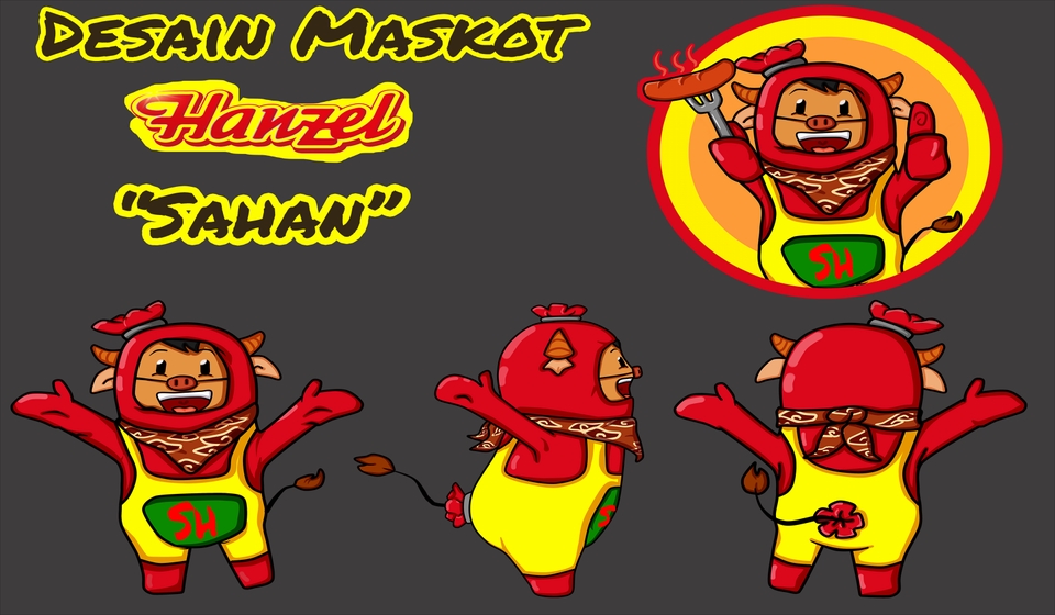 Desain Karakter - DESAIN MASKOT PERUSAHAAN & ORIGINAL KARAKTER - 16