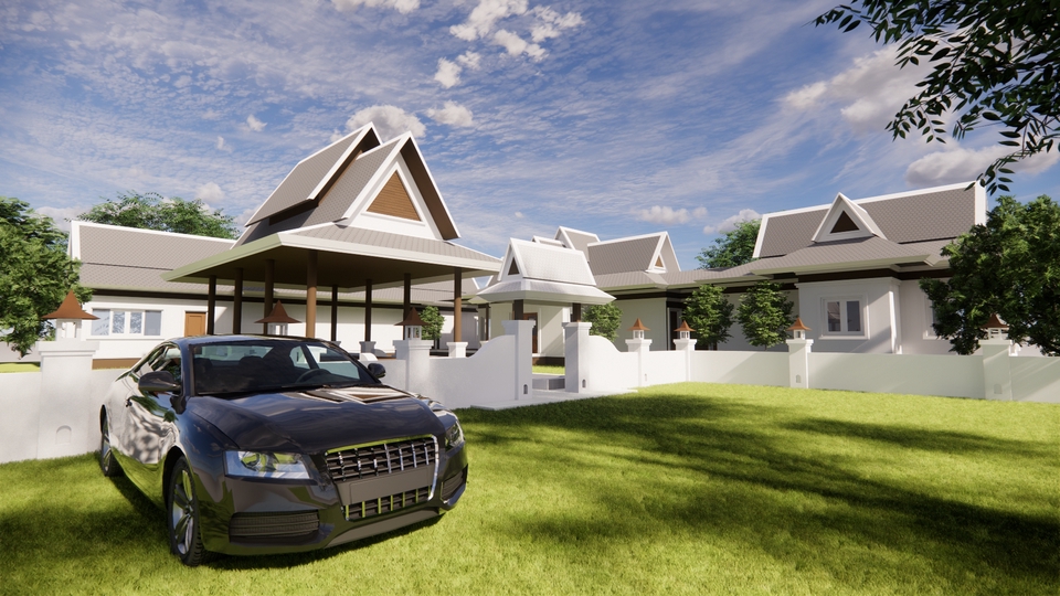 ออกแบบตกแต่งภายในและภายนอก - Exterior & Interior Design ออกแบบสถาปัตยกรรมภายนอกและภายใน - 7