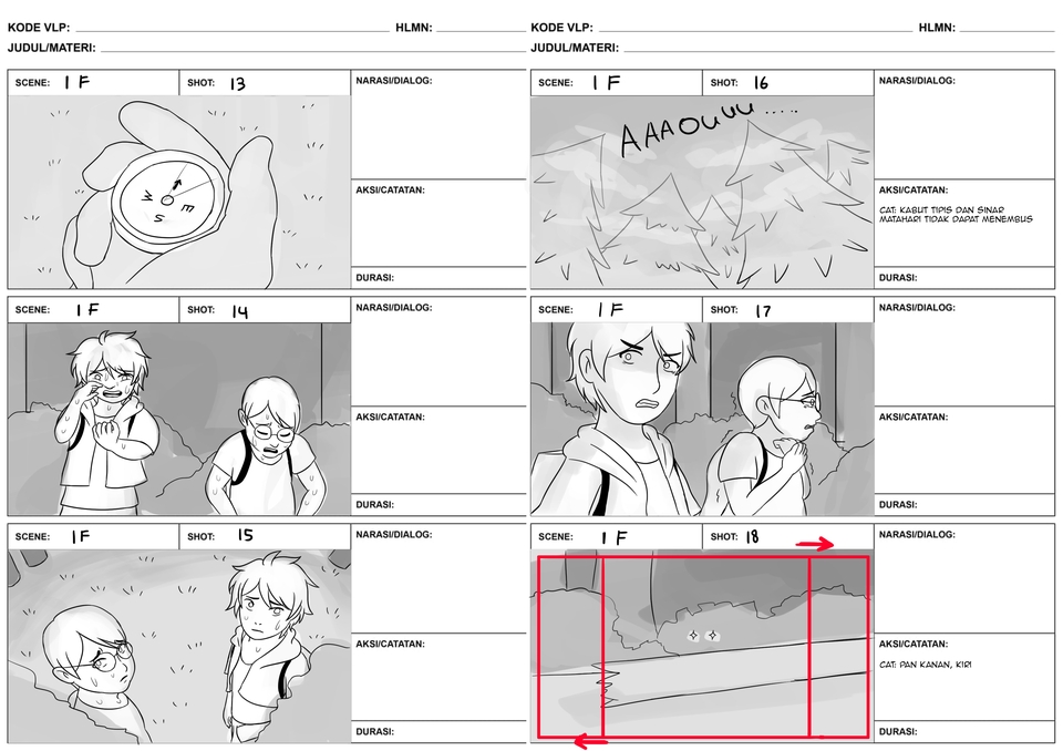 Gambar dan Ilustrasi - Storyboard For Animation, Film, Music Video, Advertisement. - 5