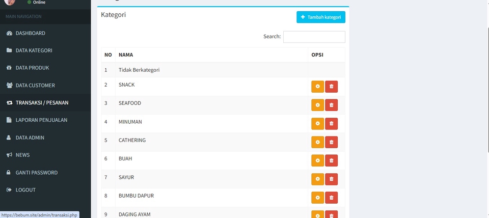Jasa pembuatan website toko online dan platform jual beli online di Indonesia.