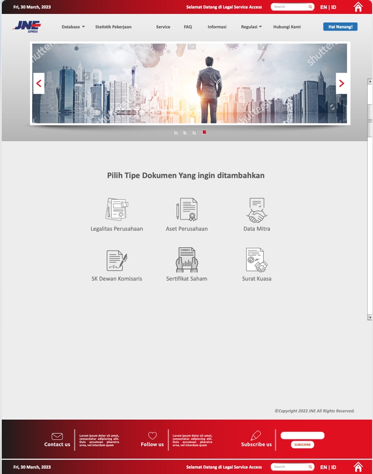 Jasa Pembuatan Website Perusahaan - Legalitas Perusahaan, Aset Perusahaan, Data Mitra, SK Dewan Komisaris, Sertifikat Saham, Surat Kuasa.