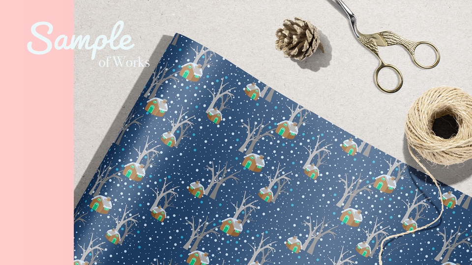 วาด/ออกแบบแพทเทิร์นเสื้อผ้า - รับออกแบบลาย repeat | ลายผ้า seamless pattern | ใช้ในงานแฟชั่น หรือ ต่อยอดทำผลิตภัณฑ์อื่นๆได้มากมาย - 4