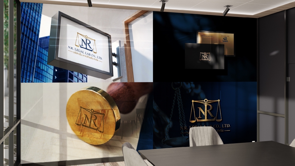 รับออกแบบโลโก้ NR Legal Law Co.Ltd ออกแบบโลโก้ บริษัท กฎหมาย โลโก้เรียบหรู ดูแพง ออกแบบโลโก้ minimal ออกแบบโลโก้สไตล์มินิมอล ออกแบบโลโก้การ์ตูน จ้างออกแบบโลโก้