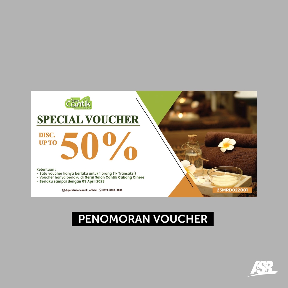 Jasa Lainnya - Nomorator - Batch Numbering - Print Merge Nomor lari BIB voucher barcode - 2