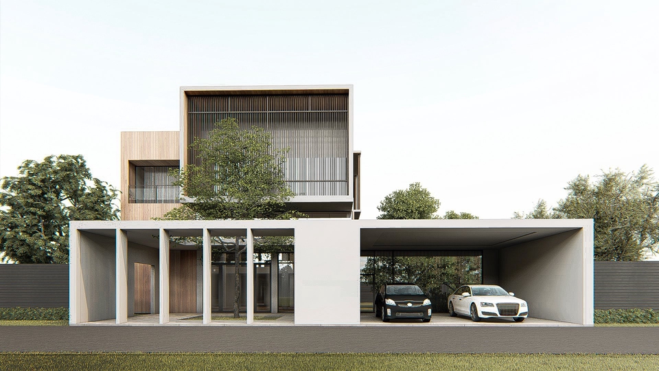 3D Perspective - 3D VISUALIZATION ARCHITECTURE - 2
