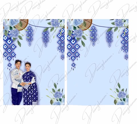 ออกแบบแบนเนอร์เว็บไซต์ ขนาดสวย คู่รักไทย