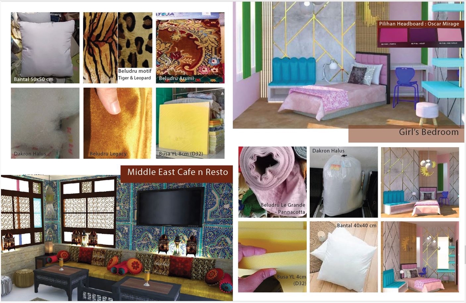 Desain interior cafe minimalis modern dengan desain interior ruang tunggu dan bar.