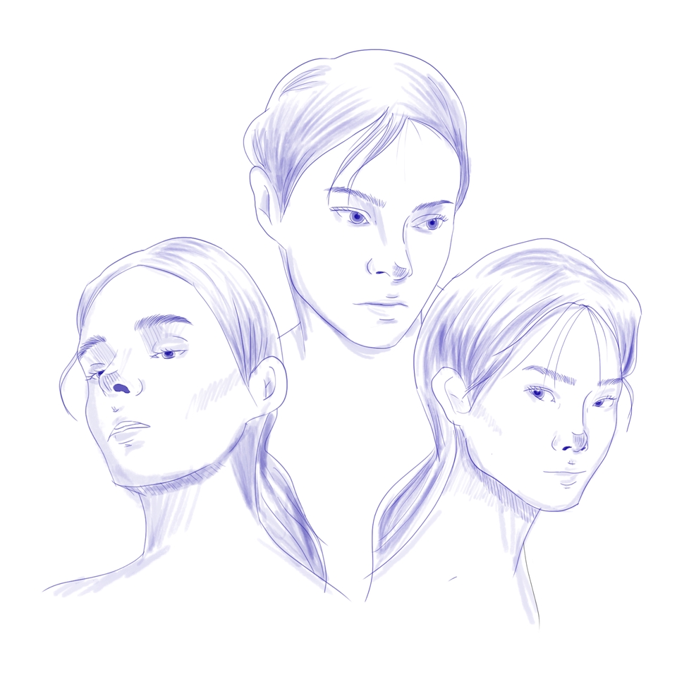 Gambar Potret - Ilustrasi Wajah Digital Waktu Pengerjaan Cepat - 3