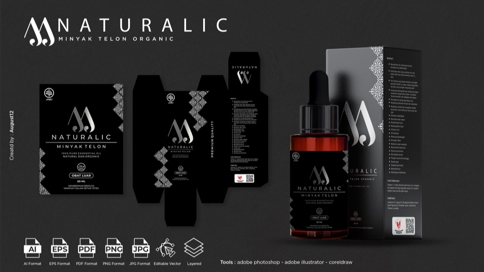 Label & Kemasan - DESAIN PREMIUM LABEL & PACKAGING, 1 HARI JADI - 11