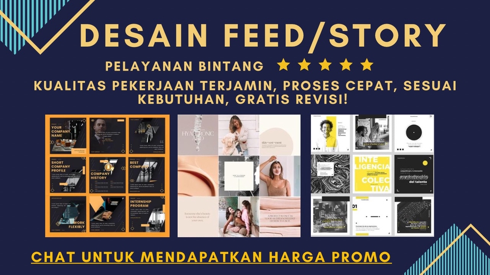 Banner Online - DESAIN FEED & STORY INSTAGRAM/ FACEBOOK (FREE DESAIN STORY) - 1