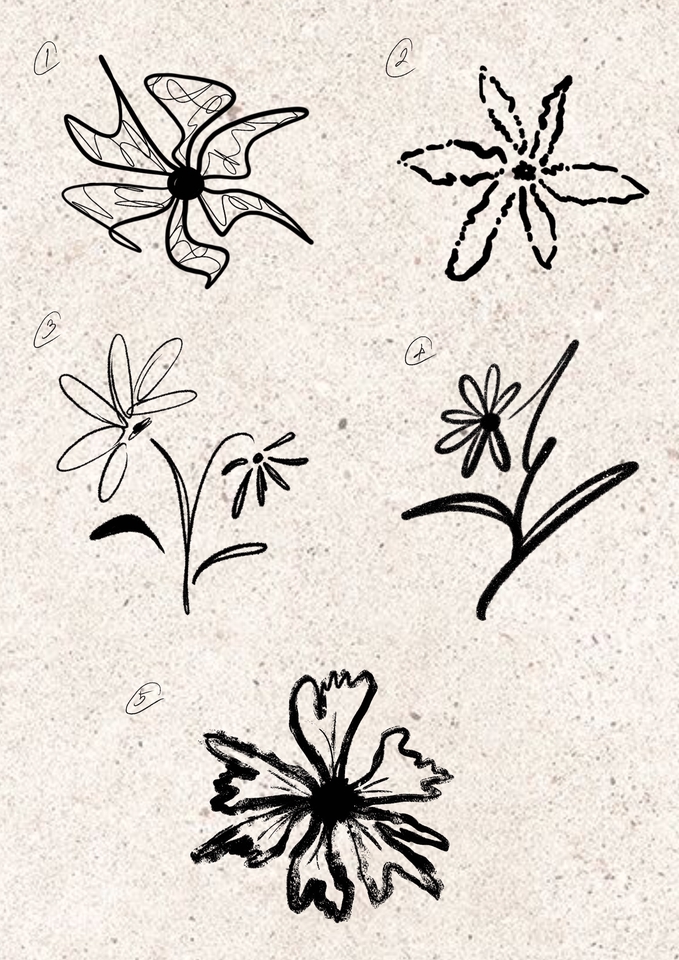ออกแบบรอยสัก ดอกไม้ ลายสักสวยๆ  ออกแบบลายสัก tattoo