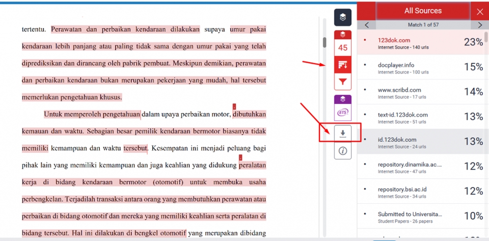 Jasa Lainnya - Jasa cek plagiasi untuk tugas kuliah, skripsi, tesis, jurnal dan disertasi dengan TURNITIN - 3