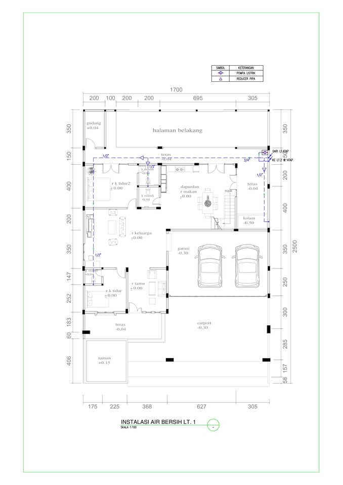 CAD Drawing - Jasa Desain Gambar Rumah & Gambar Instalasi Mekanik dan Listrik - 11