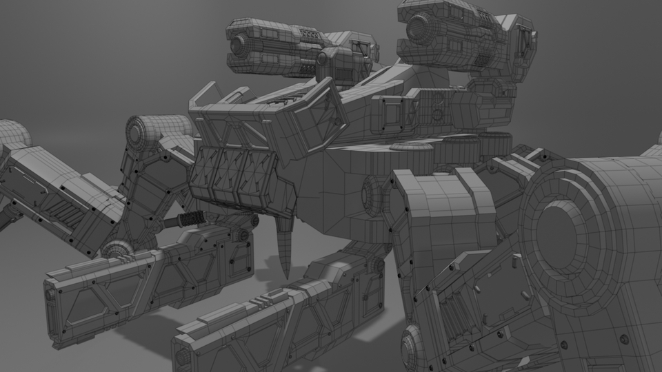 ทำโมเดล 3D - Model 3D ปั้นโมเดล hard surface / Organic Model - 10