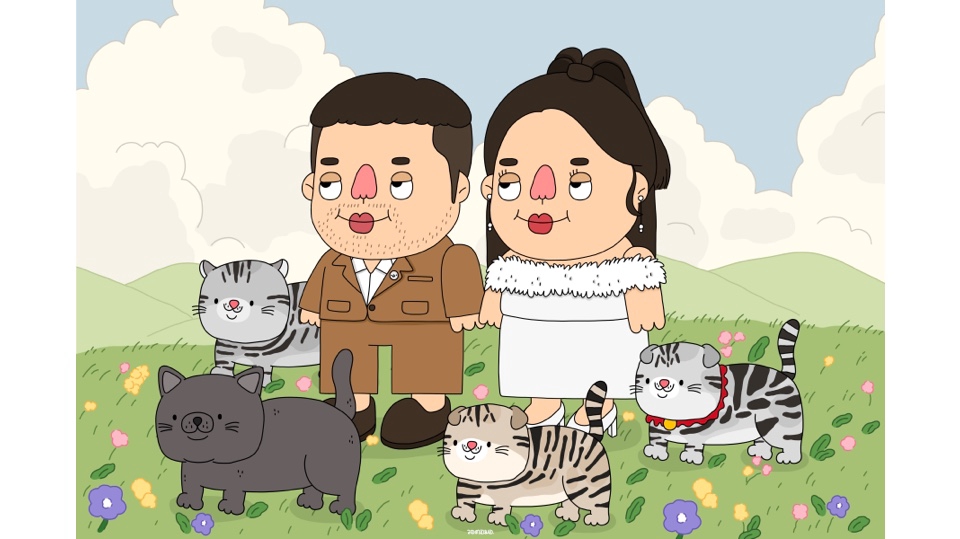 วาดภาพประกอบ - ภาพวาดประกอบการ์ตูน (hand drawn) - 8