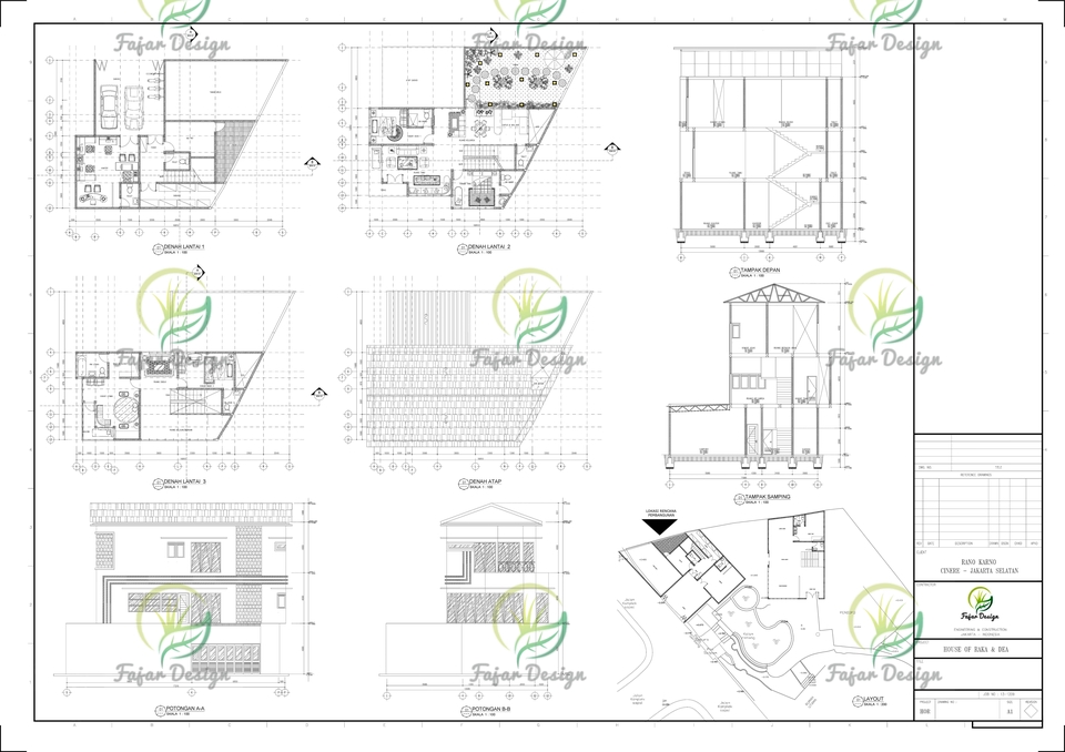 CAD Drawing - Redraw Bangunan Atau Gambar Kerja Dalam Bentuk 2D - 20