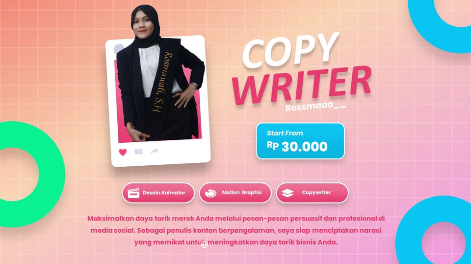 Jasa Copywriting Profesional untuk Meningkatkan Daya Tarik Bisnis Anda di Media Sosial.
