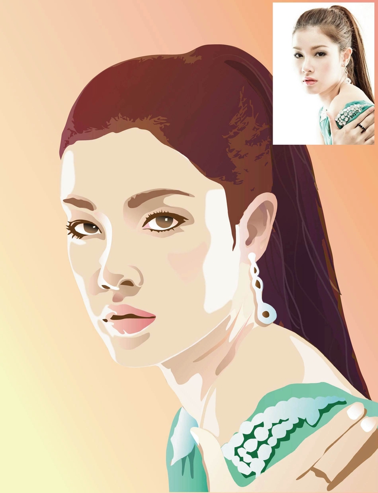 ภาพประกอบเวกเตอร์ - วาดภาพประกอบ Vector illustrator (Ai) - 4