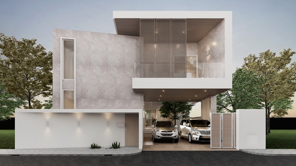 ออกแบบตกแต่งภายในและภายนอก - Residence Nonthaburi - 1