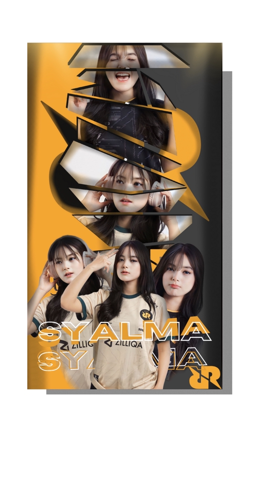 Desain undangan pernikahan unik Syalma grup Zilliqa, jasa desain undangan pernikahan online murah