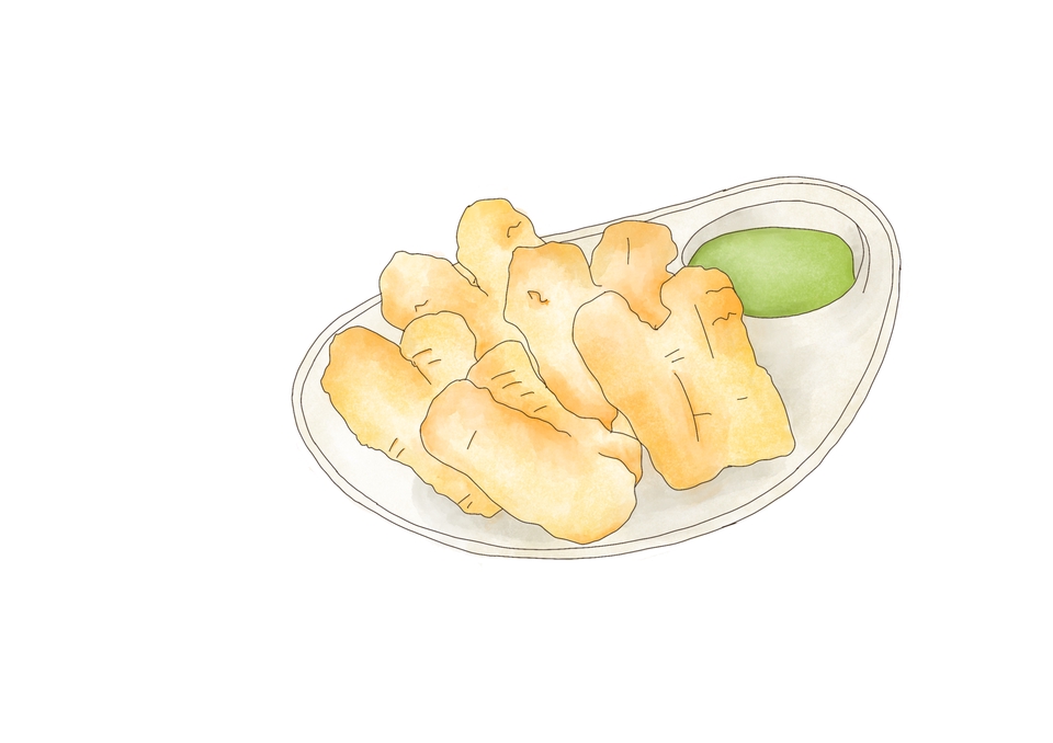 วาดภาพประกอบ - Water Color Art : Traditional Thai food - 4