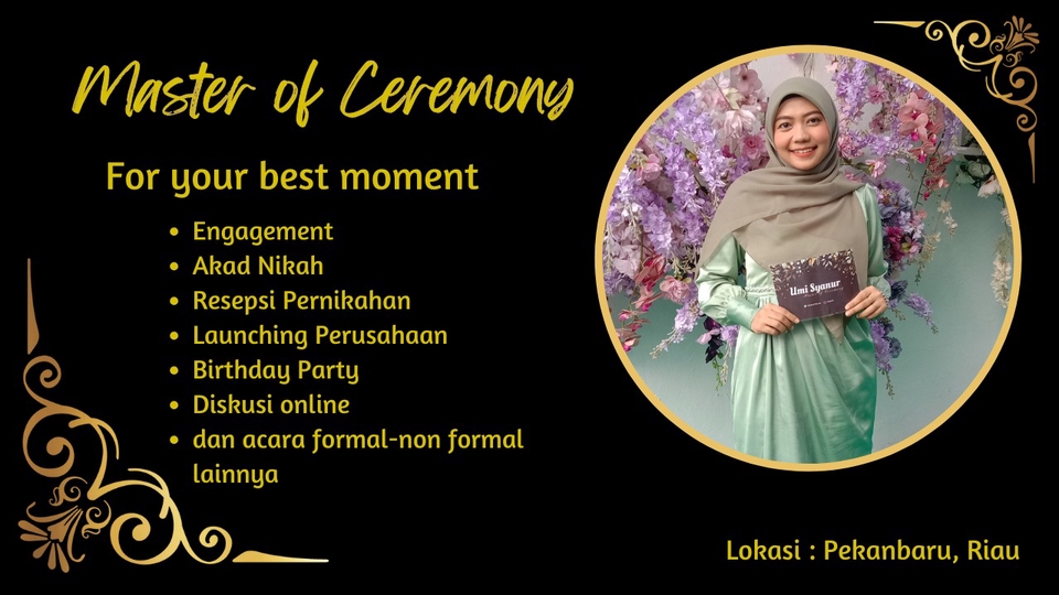 Jasa Lainnya - Master of Ceremony - 1