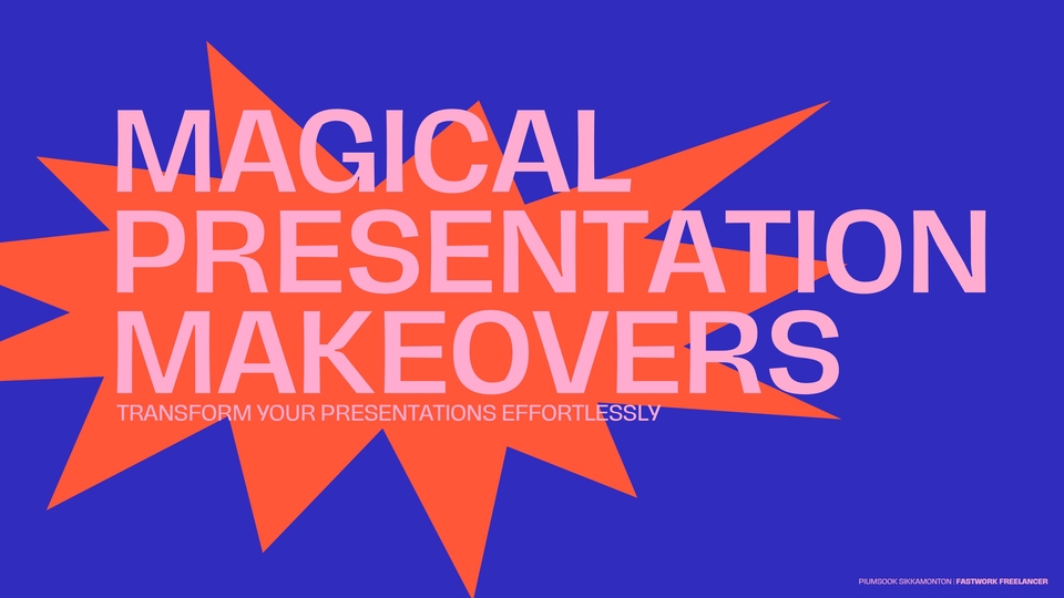 Presentation - รับทำ PowerPoint ทุกรูปแบบ ข้อมูลเยอะไม่เป็นปัญหา! | Professional Presentation Design (TH / EN) - 1
