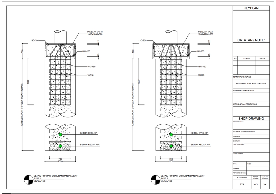 CAD Drawing - 2D Autocad Design | Revisi Unlimited | 10rb/m2 - 4