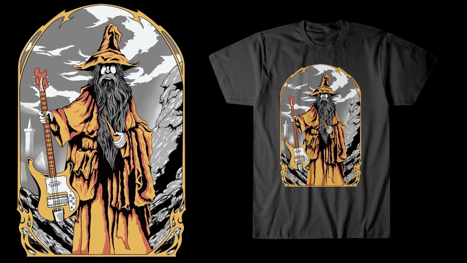 Jasa Gambar Ilustrasi Profesional dan Kreatif - Artwork Ilustrasi tshrirt, cover album, merchandise, dan lain lain