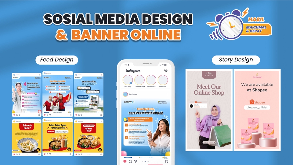 Banner Online - Jualan Jadi Laris Dengan DESAIN BANNER, SOSMED IG/FB & MEDIA PROMOSI  - 1
