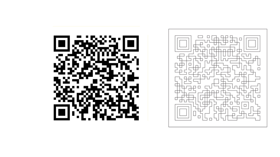 เปลี่ยนรูปเป็นเวกเตอร์ - จัดทำ QR Code จากภาพเป็น Vector - 6