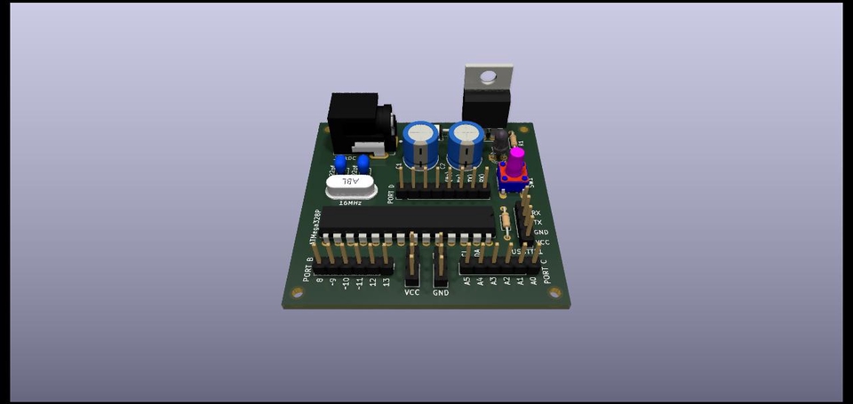 Jasa Pembuatan Board PCB Arduino untuk Pembuatan Robot Line Follower