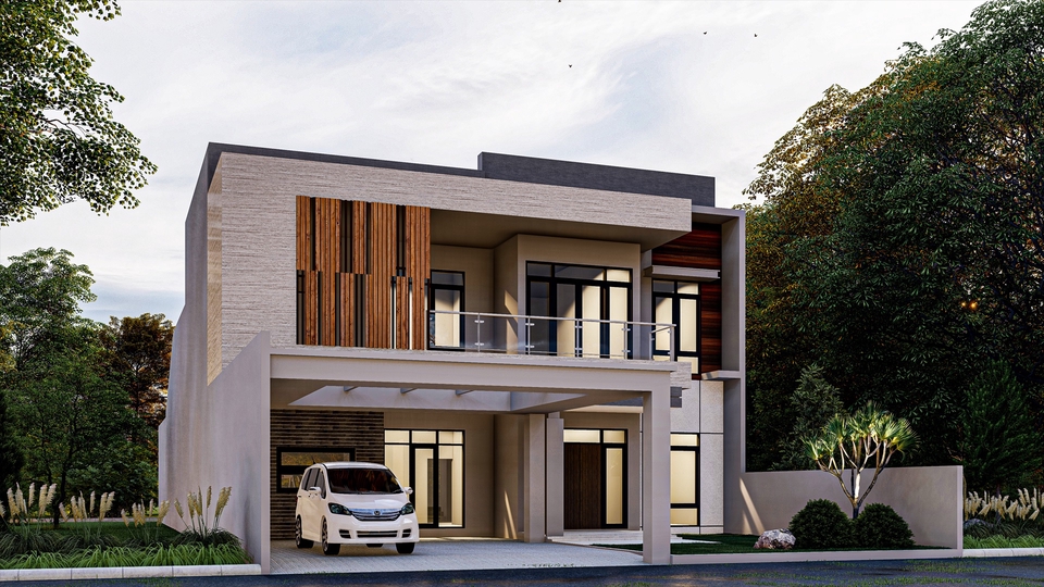 3D & Perspektif - Jasa Desain Rumah Arsitek 3D Rendering Visualisasi  - 3