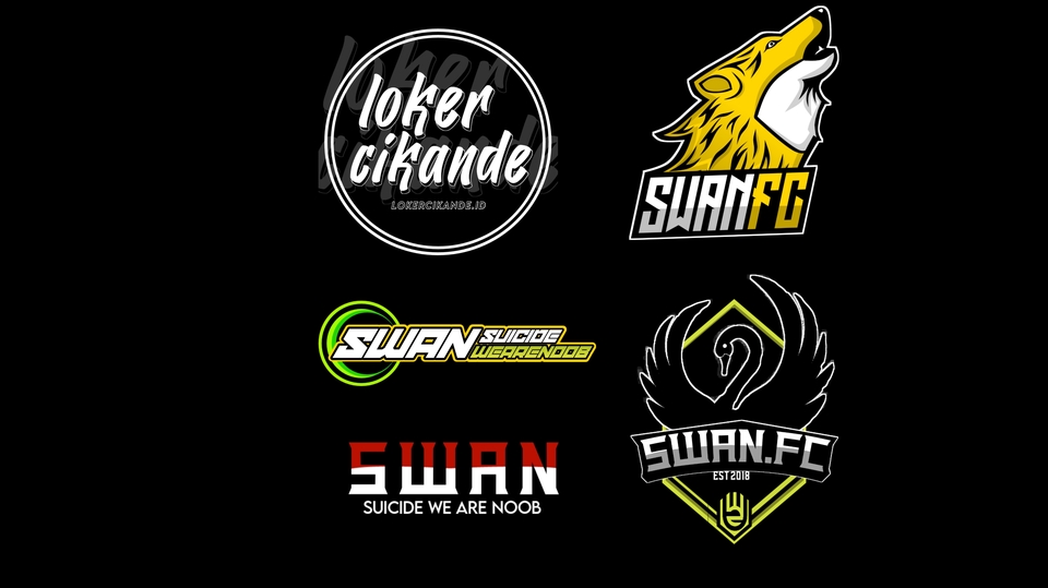 Logo - Desain logo monogram, logo Jersey, club dll - 1