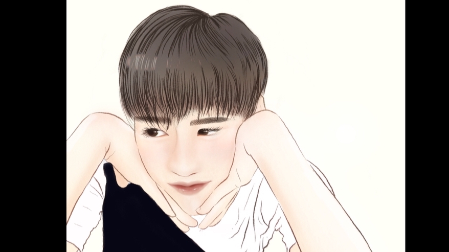 วาดภาพเหมือน Portrait - Portrait ภาพเหมือนสีน้ำ/digital painting • ภาพเหมือนบุคคล,ศิลปินดารา,ไอดอล เริ่มต้น 250-. - 7