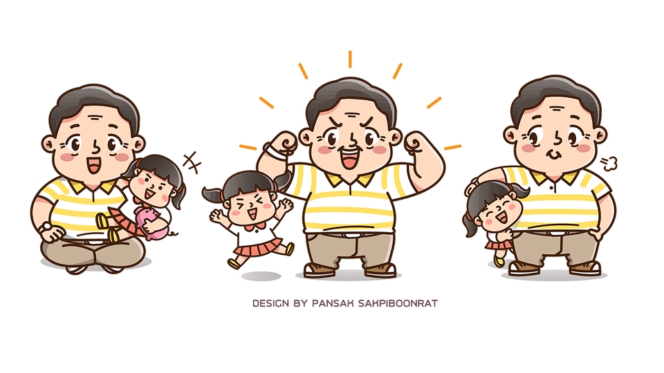 ออกแบบ Character & Mascot - ออกแบบคาแรคเตอร์/มาสคอต/การตูนน่ารัก - 7