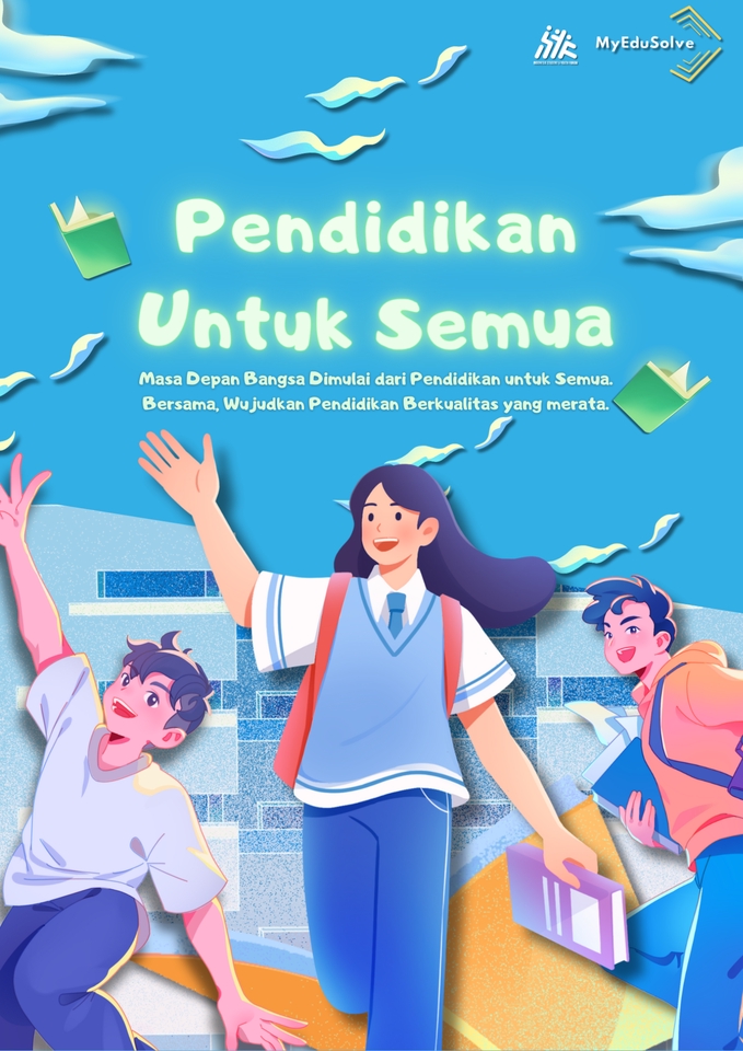 Jasa desain banner instagram untuk promosi pendidikan dengan desain unik dan menarik.