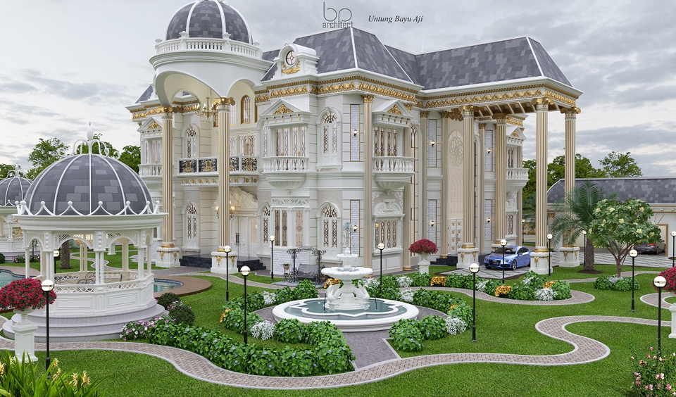 Jasa drafter arsitek desain rumah mewah dengan autocad 3D