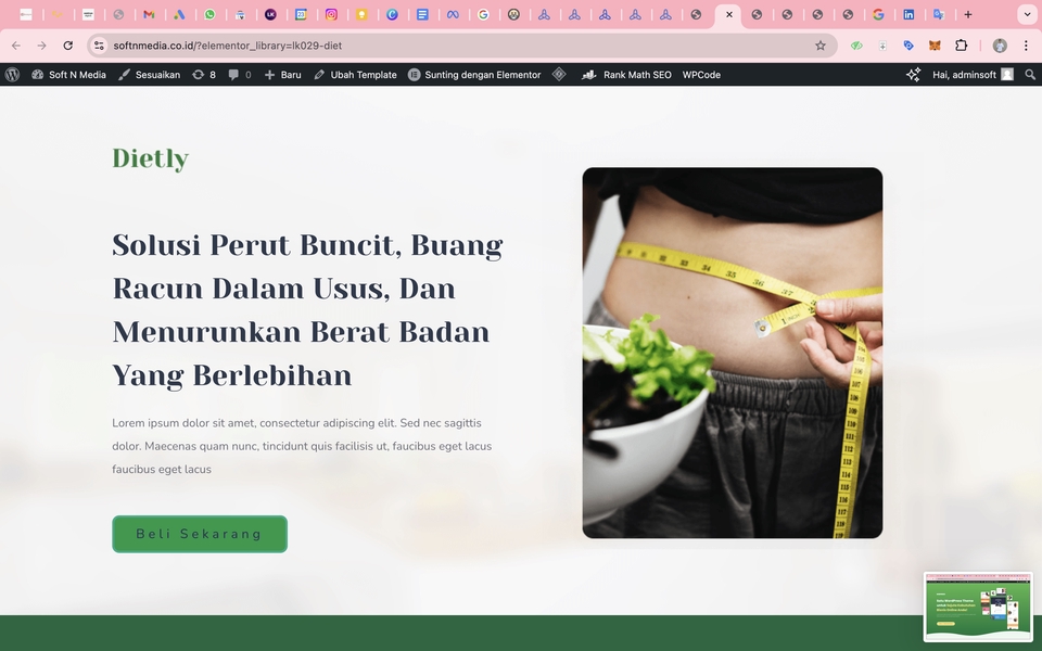 Jasa pembuatan website profesional untuk toko online, menampilkan desain website toko online dan fitur fitur website toko online.