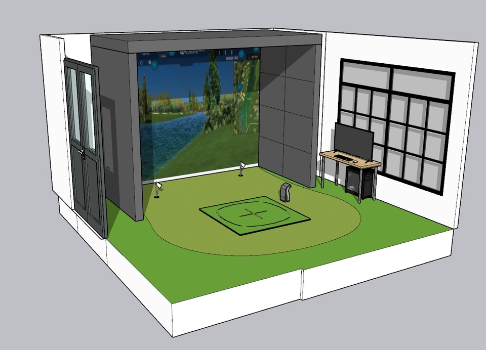 ทำโมเดล 3D - Sketchup 3D - 17