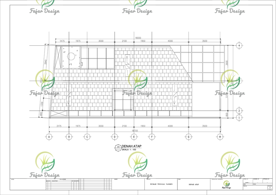 CAD Drawing - Desain Bangunan Atau Gambar Kerja Dalam Bentuk 2D - 15