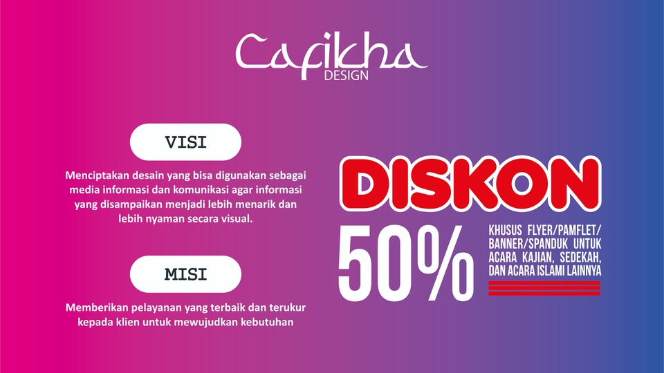 Banner Online - Desain Banner/Flyer/Pamflet - 1