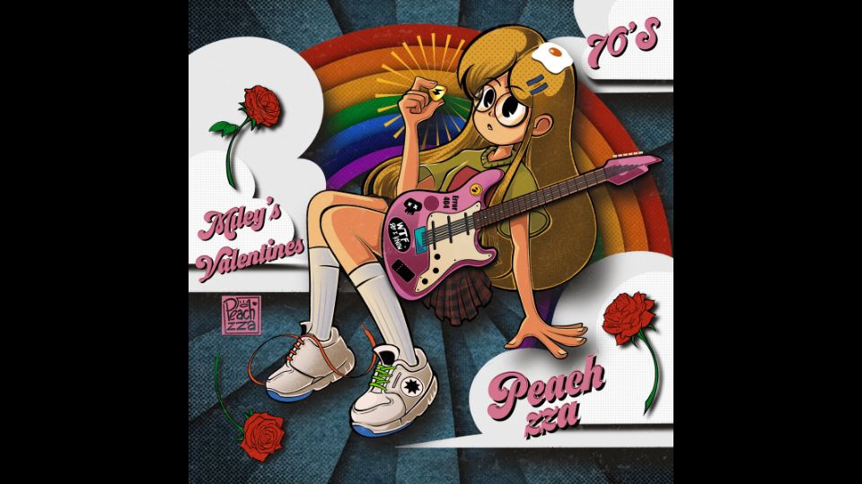 รับวาดรูปการ์ตูน สไตล์ 70s ผู้หญิงเล่นกีตาร์ วาดการ์ตูน วาดรูปอนิเมะ รับวาดรูปการ์ตูนเหมือน รับวาดจิบิ รับวาดรูปจิบิ รับวาดการ์ตูนอนิเมะ รับวาดการ์ตูนจิบิ รับวาดมังงะ