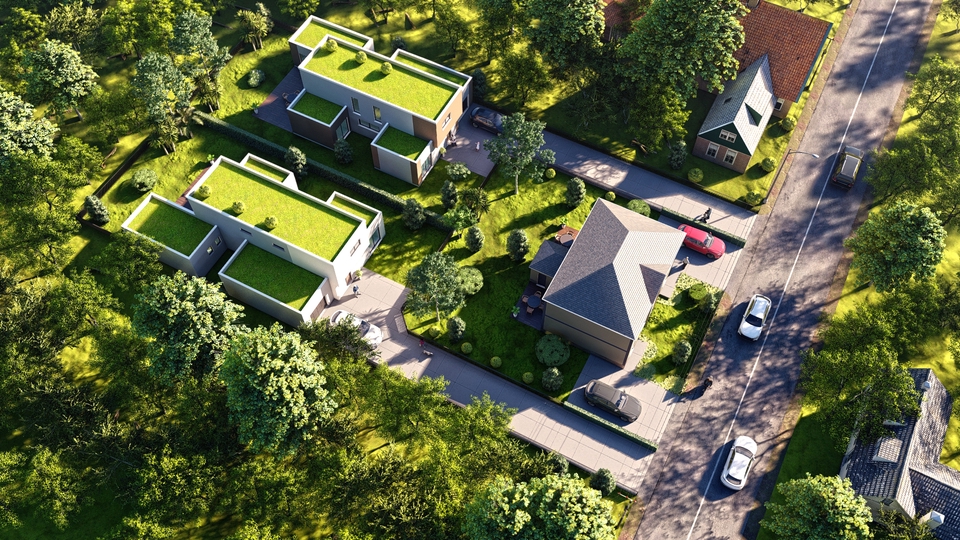 Jasa pembuatan animasi 3d untuk desain rumah modern.